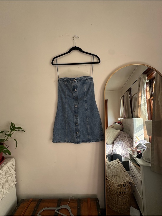 Abercrombie & Fitch Dresses & Skirts - Abercrombie & Fitch Blue Denim Button-Front Mini Dress